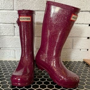 Girls Hunter boots size 12